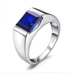 Blue Stone Men's Ring